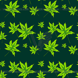 Seamless pattern with leaves- - vector clipart