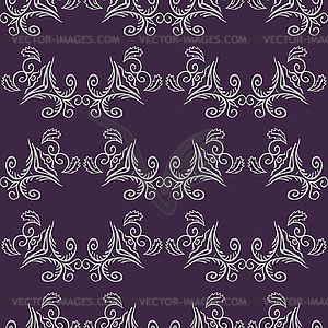 Seamless pattern with ornament - royalty-free vector clipart
