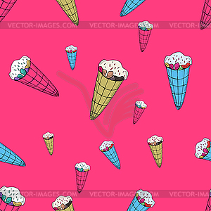 Seamless pattern Dolce vita - vector image