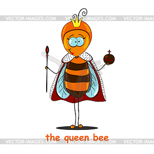 Queen bee - vector image