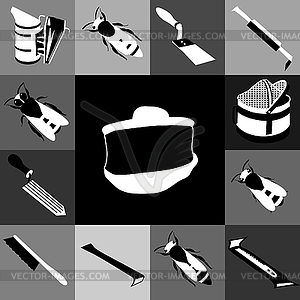 Tools infocraphics- - vector clip art