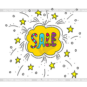Sale background - vector clipart