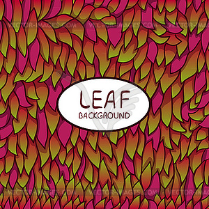 Autumn leaf background - vector clip art
