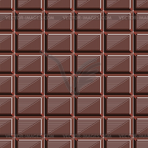 Seamless pattern with chocolate texture- - vector image