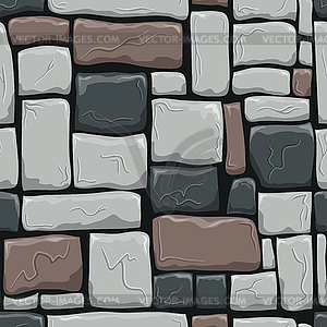 Seamless pattern with decorative stones - vector image