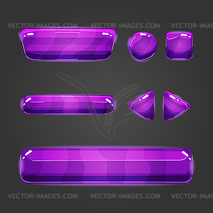 Set of button for game design -  - vector image