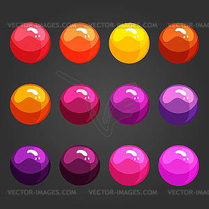 Shiny bubbles - vector clipart