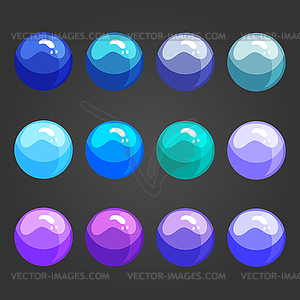 Shiny bubbles- - vector image