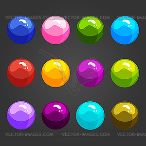 Shiny bubbles- - vector clipart