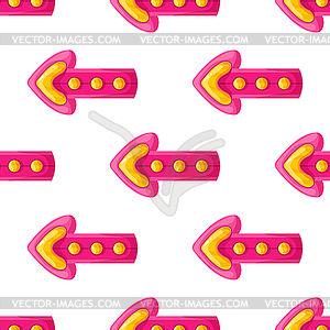 Seamless pattern with arrows- - vector image