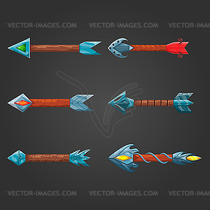 Set of fantastic arrows- - vector image