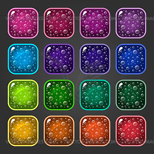 Shiny button  - vector clip art