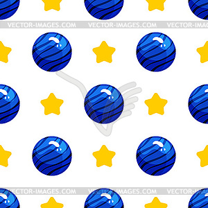 Seamless pattern with shiny button - vector clipart