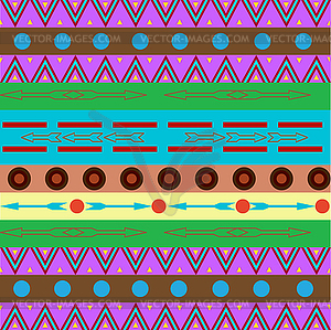 Племенной этнической бесшовные модели. Он может быть использован для - векторный клипарт