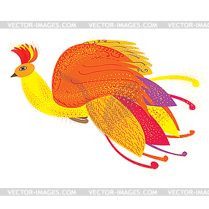 Phoenix bird as symbol of rebirth, , th - vector clipart