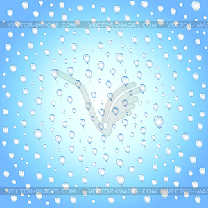 Background with colorful balloons for festive - royalty-free vector clipart