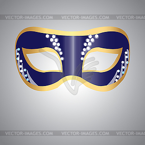 Mask for carnival or masquerade crystals Shine, - vector clip art