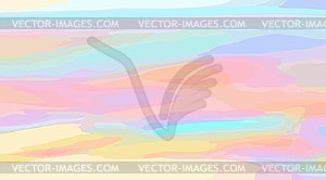 Elegant abstract horizontal multicolored - vector clipart