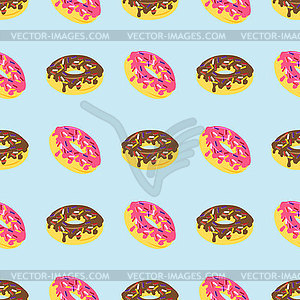 Desserts-seamless pattern background with - vector clipart