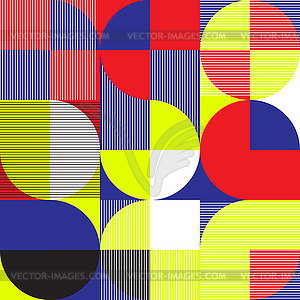 Seamless geometric pattern in modern abstract - vector clipart