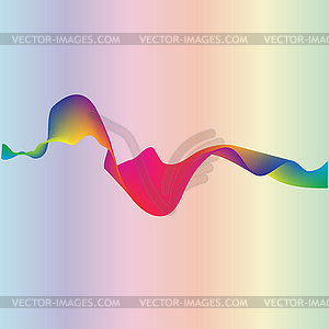 Modern colorful flow wave. liquid shape. Art - vector image