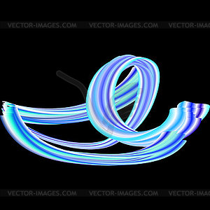 Modern colorful flow wave. liquid shape. Art - vector clip art