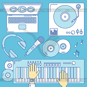 Music - vector image