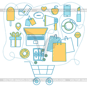 Shopping  - vector clipart