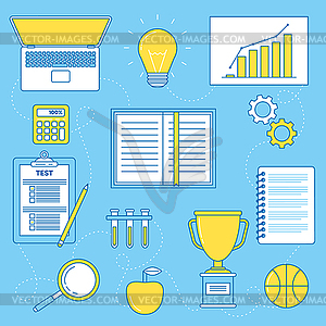 Education . Concept with book - vector clipart