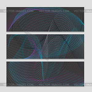 Digital wave, sound equalizer - vector image