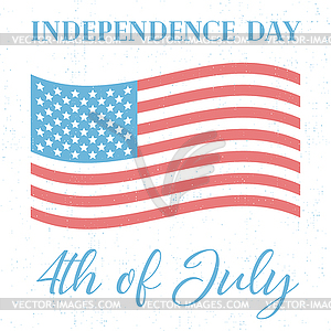 4th of July, independence day - vector image