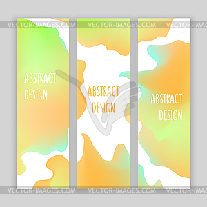 Abstract round design in colorful modern style - vector clipart