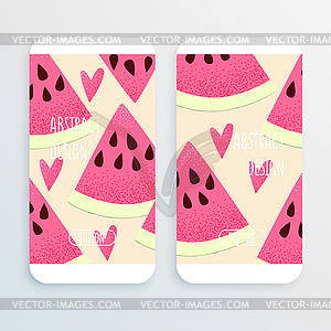 Watermelon design - vector clipart