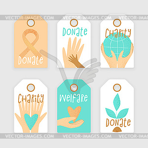 Philanthropy design, donation concept - vector image