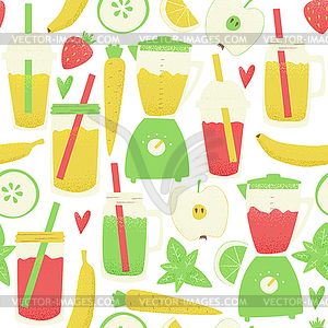 Detox smoothie - vector clipart