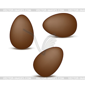 Пасхальные яйца - изображение в векторном формате