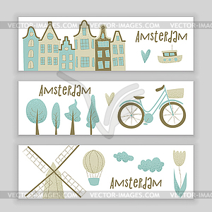 Amsterdam design - vector image