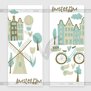 Amsterdam design - vector image