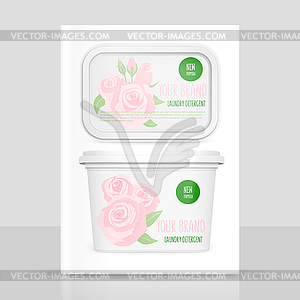 Laundry detergent - vector clipart