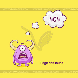 404 error - vector image