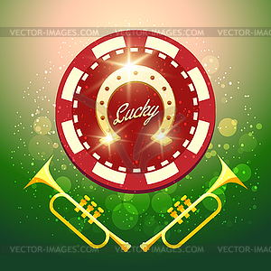 Lucky Chip - vector clipart