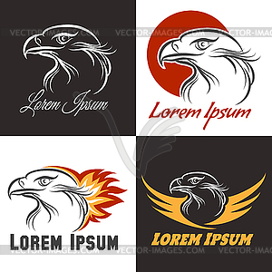 Eagle Emblem Set - vector image