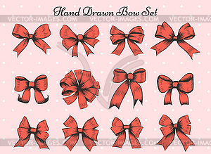 Bow Set - vector clip art