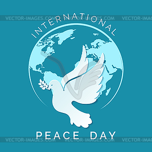 International Peace Day - vector clip art