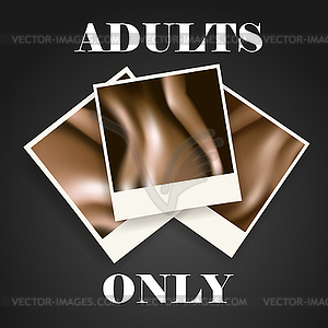 Adults Only Emblem - royalty-free vector image