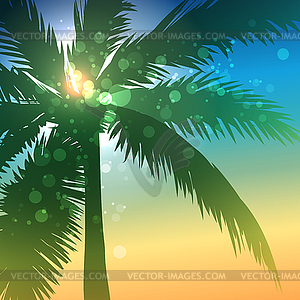 Summertime Background - vector image