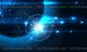 Abstract Space Background - vector clipart