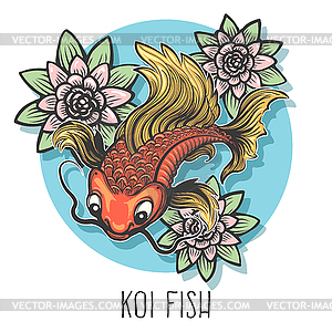 Koi Fish - vector image