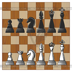 chess pieces vector art