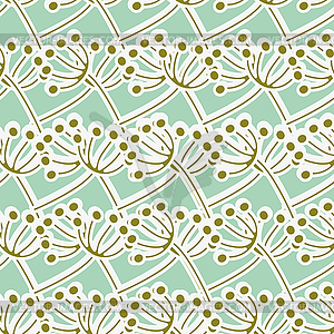 Pattern of natural motifs - vector EPS clipart
